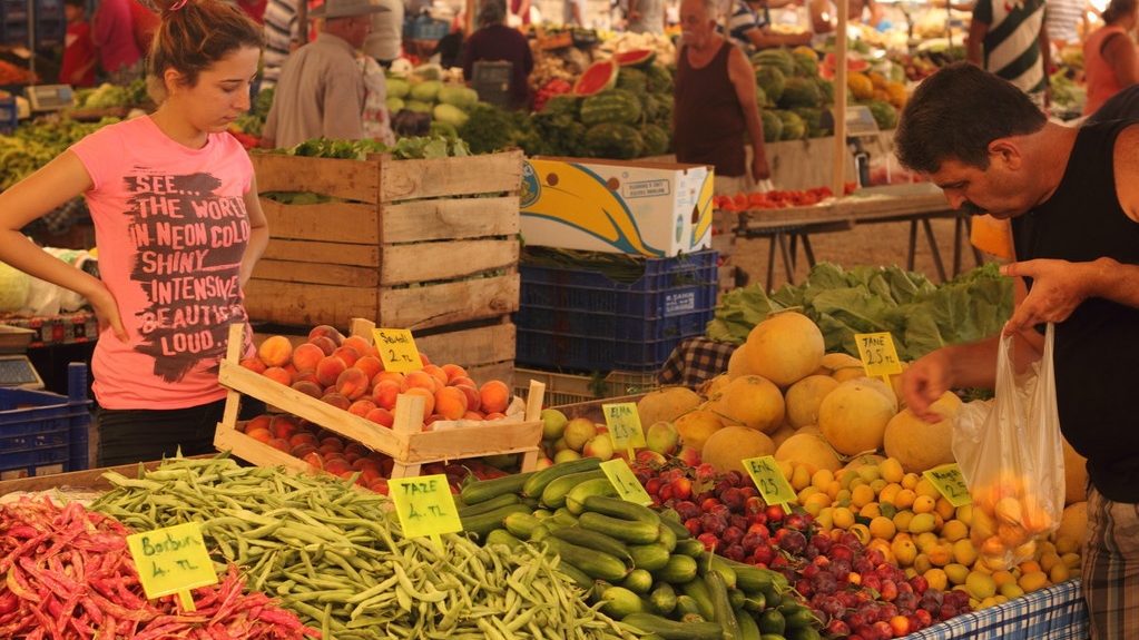 Kavala market greece